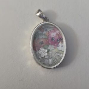 Shopkins Character Enclosed Pendant Charm